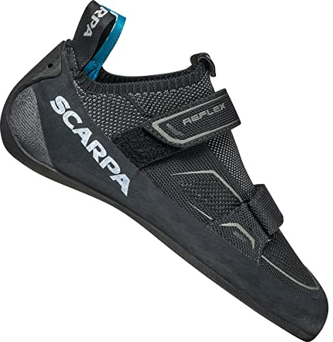 Scarpa Reflex V klätterskor för män, Svart grå Ffx, 45.5 EU