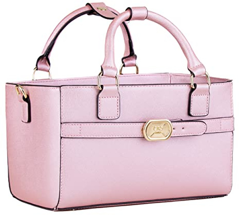 CRS Cross Rink Side Tote. Ice Skating Accessory Bag-Figure Skating, Roller, Inline Skaters, Dance, Cheer.Organizes Guards Water Bottle Phone (Rink Side Tote, Pink)