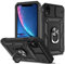 DAWEIXEAU Custodia iPhone XR,Scorrevole Protezione Fotocamera Cover Antiurto Copertura Custodia per iPhone XR (Nero)
