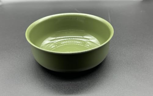 Schüssel 750 ml Schale Suppenteller Müslischale Suppenschüssel, aus Kunststoff Plastikgeschirr, Mehrweggeschirr, Farbe oliv