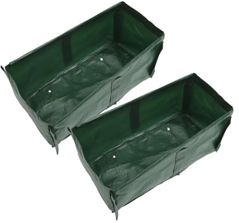 TOYANDONA 2pezzi Contenitore Per Piantagione in Pe Per Coltivazione Rettangolare Traspirante Sei Laterali Per Per e Riutilizzabile e Buon Controllo