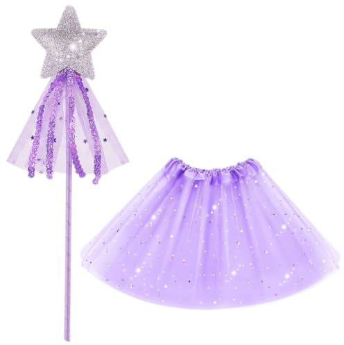 Artibetter Costume de Fée en Polyester et Abs pour Petites Filles Tutu Jupe Ballet Lavande pour Anniversaire et Fête Déguisement Princesse Garçon et Filles