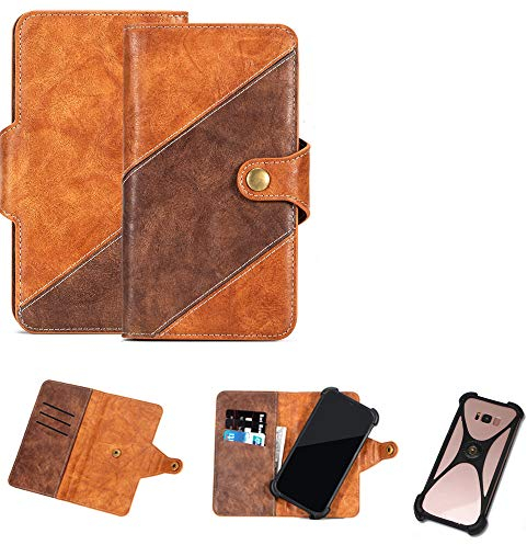 K-S-Trade Qualitativ & Innovativ Handy-Hülle Schutz-Hülle Bookstyle Case Wallet-Case Für Razer Phone 2 Handy Cover Bumper Kantenschutz Smartphone