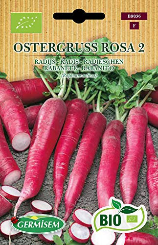 Germisem Orgánica Ostergruss Rosa 2 Semillas de Rábano 5 g (ECBIO9036)