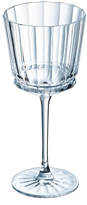 Cristal d'Arques Paris - Collection Macassar - 6 Verres à pied 35cl en Cristallin - Brillance, Transparence et Haute résistance - Fabriqués en France - Emballage renforcé, adapté à la vente en ligne
