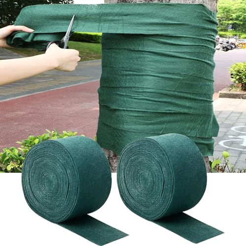 agctrler 20M Baumschutzfolie, 2 PCS Baumschutzbandage, Winter-Proof Baumstamm Wrap Protector Guard, winterfeste Pflanzenschutzbandage, Frostschutzbandage hält Pflanzen warm und feuchtigkeitsspendend