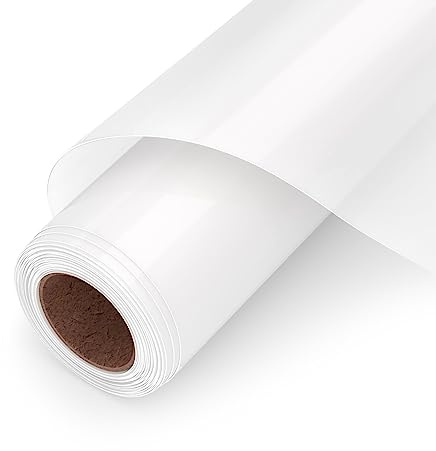 HKC Sublimation HTV Flex Thermocollant Pour Tissu Coton, Vinyle de Sublimation Film Transparent 12 X 15FT Rouleau, Taux de transfert élevé, pour tissu en couleur foncée/claire (Matte)