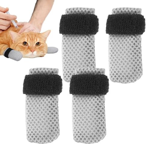 Kattvantar för att förhindra ,Kattvantar för att förhindra Fotskydd i mesh | Kitten Claw Covers Kitten Claw Care för familjen inomhus sällskapsdjur bad Nagelklippning