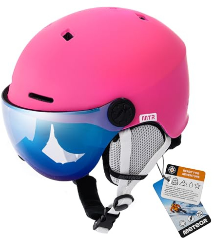 meteor Skihelm Kinder Snowboard Helm Herren Ski Helmet fur Mädchen Jungen Skihelm Damen