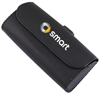 Soporte para gafas de sol para parasol de coche, organizador de visera para anteojos, estuche de almacenamiento para Smart Fortwo Forfour 450 453 451 450, accesorios interiores para automóviles,Black