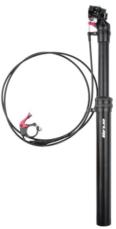 YIWENG Tija de sillín telescópica para bicicleta de montaña Tija de sillín con suspensión ajustable con mando a distancia de 31,6 mm