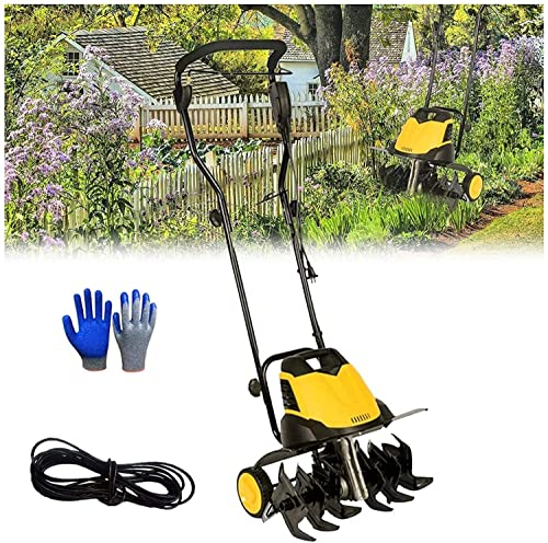 Garden Gear Elektrische Gartenfräse, Grubberrotavator, 6 Klingen, Bodenbearbeitungstiefe 22 cm, Pflugbreite 45 cm