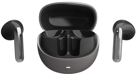 Vieta Pro Auriculares Bluetooth 5.4 con cancelación de Ruido Activa | Cascos inalambricos TWS In-Ear con Micro y Noise Cancelling, Hi-Res Audio, Modo Gaming, 34h Autonomía, USB-C | Peace