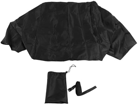 Wohpnle Haborateur de Chauffage de Piscine extérieure, couvercles de Pompe à Chaleur de Piscine d'hiver à revêtement en Argent avec Zip et Bracelet pour unités extérieures