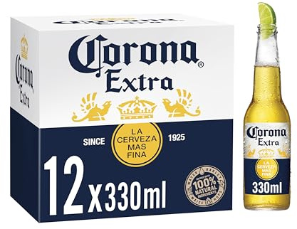 Corona Extra Mexican Lager Beer Bottles 12x330ml