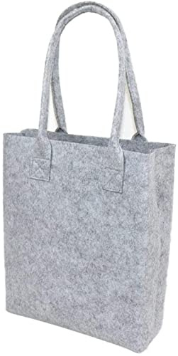 Anawakia filtväska shopper filtkorg shoppingväska väska shoppingväska filtväskor filt tygväska shoppingväska filtväska shoppingkorg (ljusgrå)