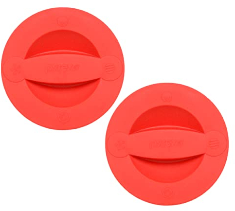 Pyrex 516-RRD-PC 2-cup Red Measuring Cup Lids - 2 Pack Made in the USA