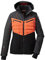 killtec (KILAH Damen Skijacke/Funktionsjacke mit abzippbarer Kapuze und Schneefang, Anthrazitmelange, 42