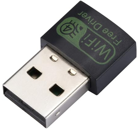 Adaptador De Red Inalámbrico - Adaptador De Red De Alta Velocidad Para Laptop, Receptor WiFi Tarjeta De Red, Adaptador WiFi USB Inalámbrico USB, Tarjeta De Red WiFi, Smartphone Y Smart TV