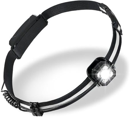 Running Belt Light - Waist Belt Lamp, Waterproof Running Torch | Sports Waist Light Rechargeable Running Lamp, Runners Belt Light with Reflective Tape for Cycling, Camping