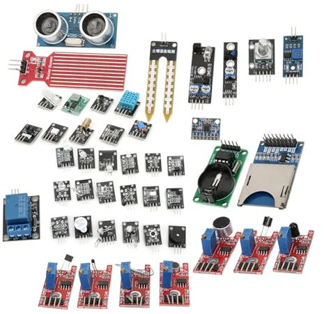45pcs/Set Sensor, 45pcsset Modules Starter Kit Professional Es E Ic S R Updated Single Board Computers 's Development Set for Beginners