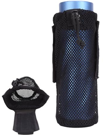 Borsa per bottiglie d'acqua, robusta borsa per il trasporto di bottiglie, stabile portabottiglie con tasca per l'idratazione, per uomini, donne, campeggio, viaggi, escursioni, attività all'aperto