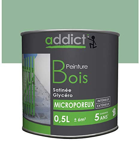 ADDICT PEINTURE BOIS 0.5 L vert provence