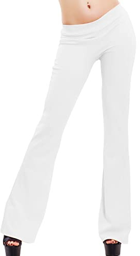 Toocool AS-2462 - Pantalones de Mujer Campana Ajustados con Forma de Elefante