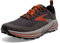 Brooks Herren Cascadia 16 Gtx running shoes, Black Ebony Cinnabar, 48.5 EU