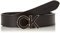 Calvin Klein Damen RE-Lock SAFF 3CM Belt K60K609980 Gürtel, Schwarz (Ck Black), 135