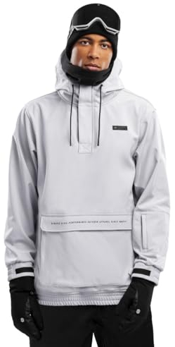 SIROKO - Chaqueta de Nieve con Bolsillo Canguro W3 Lhotse - L - Gris