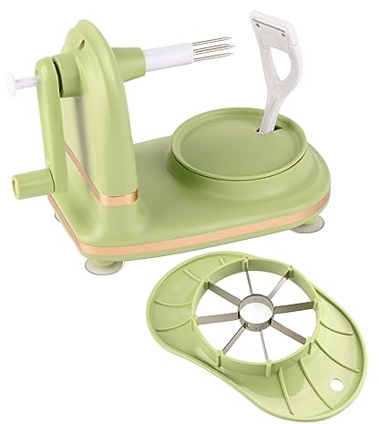 Pelapatate e Tagliamele, Pelamele, Tagliamele con Manovella, Spaccamele Manuale, Tagliamele a Spicchi, Pelapatate, Pelapatate, per Tagliamele (verde chiaro)