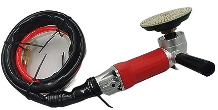 Pulidoras de piedras con aire húmedo Pulidor de aire de escape trasero neumático de 5/8 ''-11, máquina pulidora de piedra húmeda, pulidora húmeda de aire, lijadora de agua de hormigón para pulido de h