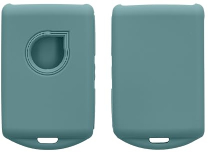 kwmobile Autoschlüssel Silikon Hülle kompatibel mit Volvo 4-Tasten Autoschlüssel Keyless Go - Schlüsselhülle in Arctic Night