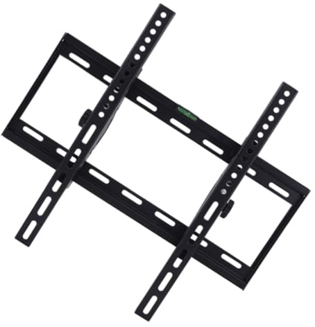 Staffa di montaggio a parete resistente per televisori e monitor LED LCD da 26 da 70, design fisso, supporta fino a 50 kg, ideale per uso domestico e ufficio