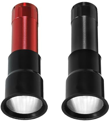 BESPORTBLE 2 Piezas Tester de Huevos Portátil con Luz LED de Alta Intensidad para Inspección Segura y Duradera de Desarrollo Embrionario Aves como Pollo Pato y Ganso
