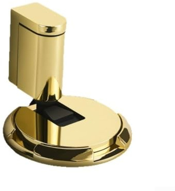 Magnetischer Bodentürstopper, verstellbar, für schwere und schmale Türen, entworfen, um Verletzungen und Türschäden zu verhindern (grau)
