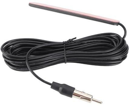 309 Antenna radio FM universale per auto, supporto per parabrezza con cavo da 5 m, antenna radio per parabrezza ad alte prestazioni per la maggior parte dei veicoli, gamma di