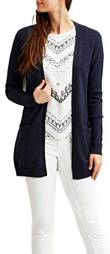 Vila Jacke Frauen Virill L/S Open Strickjacke XL Blau