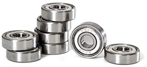 BASE 8ER Röhrchen Inline Kugellager ABEC 9 - Inline Hockey Bearing, auch für Waveboard, Skateboard, Longboard, Inline Skate aller Marken