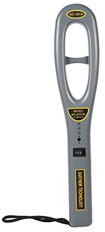 Detector de Metales de Mano, escáner de Seguridad de Alta sensibilidad, 1x Detector de escáner de Metales de Seguridad portátil de Mano Ligero