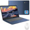 Lenovo Slim-3 Chromebook - 14 Pollici FHD Touchscreen Notebook Leggero, CPU MediaTek 520 8-Core, 4GB RAM, 64GB eMMC, 256GB SD Card, 13.5H Batteria, Wi-Fi 6, Chrome OS