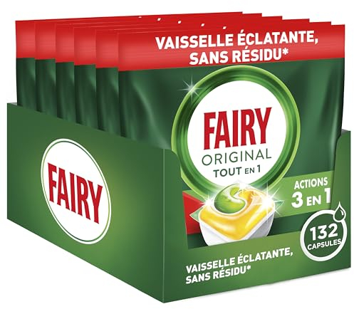 Fairy Original Dishwasher Tablets 132ct Lemon