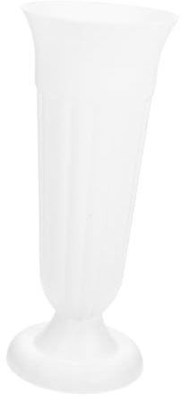 KONTONTY Vase Funéraire Résistant Aux Intempéries Pot De Fleurs pour Cimetière pour Arrangements Floraux Extérieur Et Intérieur avec Base Stable pour Et Célébrations