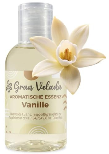Esencia Aromática de Vainilla Concentrada | Gran Velada | Ideal para Velas, Cremas y Jabones Artesanales | Aroma Cálido y Embriagador | 100 ml