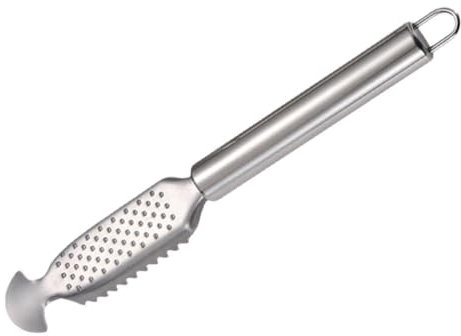 laocaf Fischschuppen Entferner, Neuer 3-In-1 Fischschupper, Einfaches Entfernen von Fischschuppen und Eingeweiden, Fischmesser aus Edelstahl, Effizientes Werkzeug In der Küche (1)