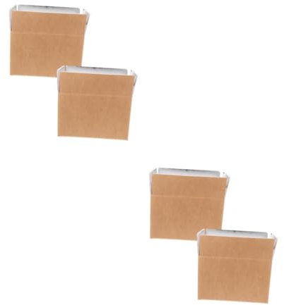 iplusmile 2 Sätze Isolierbox Aus Aluminiumfolie Kleine Kisten Isolierte Lebensmittelversandboxen Isolierboxen Boxen Für Kleine Unternehmen Große Kisten Kühlboxen Khaki Papier 2 Stück * 2