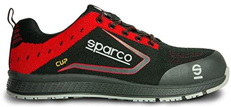 Sparco - Cup Albert ESD S1P SRC - Scarpe antinfortunistiche Uomo Donna - Scarpe da lavoro antiscivolo e resistenti - Calzature di sicurezza adatte ad ogni condizione di lavoro - EU 41