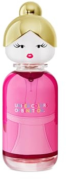United Colors of Benetton - Sisterland Pink Raspberry, Eau de Toilette Spray für Damen, Blumiger Duft mit Zedernholz, Himbeere, Neroli, Orangenblüte, Sandelholz und Moschus - 80 ml