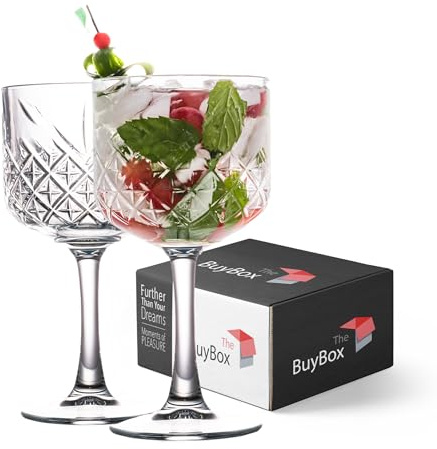 Vintage Coupe Glasses Set of 2, (500ml/17oz) Extra Large Champagne, Martini, Cocktail Glasses, Aperol Spritz Glasses, Giant Red Wine Glasses, Crystal Wine Glasses (Clear, 2)